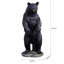 Statue d'ours noir debout