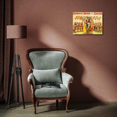  Anonymous Gallery Wrapped Canvas Art Titled: Downie Bros. Big 3 Ring Circus 1935