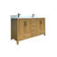 Meuble-lavabo de salle de bain 60 po Desert Oak