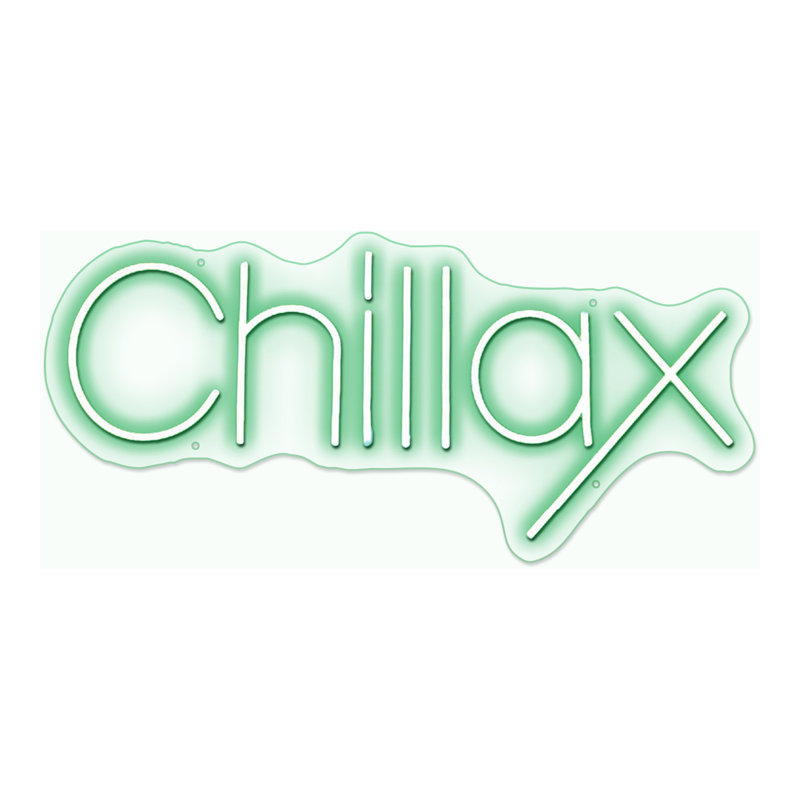 Chillax Neon Sign - 13" x 28"