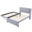 Lit plateforme double avec lit gigogne-608287097