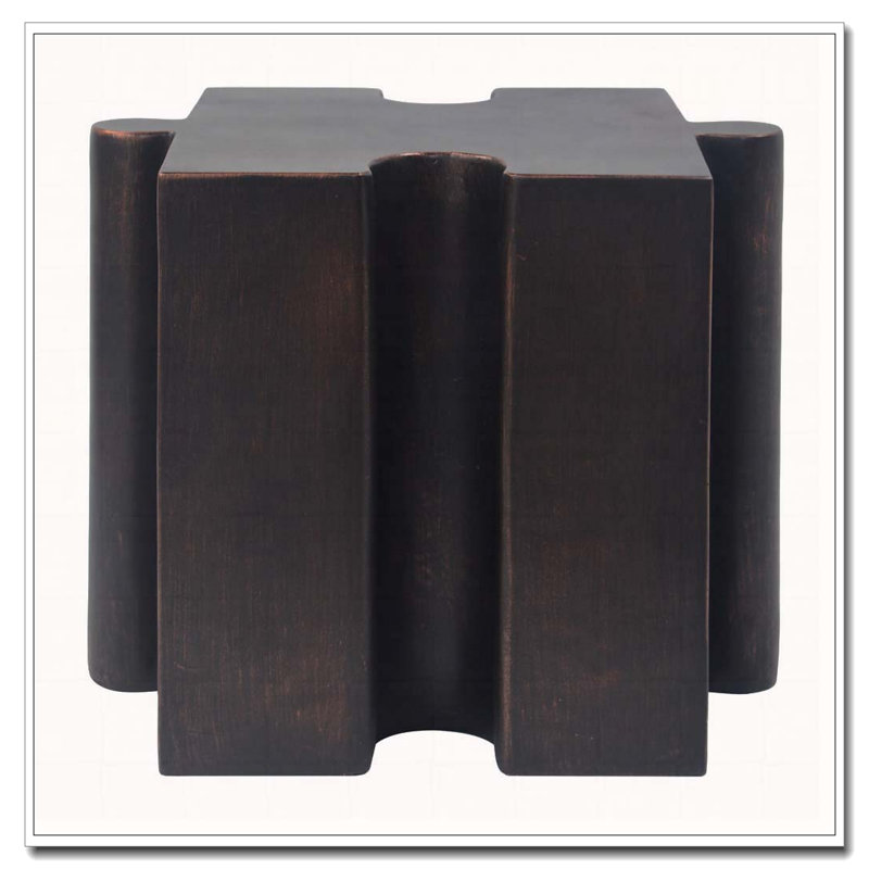 Table modulaire à rebord convexe MGO, tables d'appoint d'extérieur / d'intérieur, Cuivre