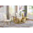 Kennise Glass Top Double Pedestal Dining Set-377858197-377858196-377917782