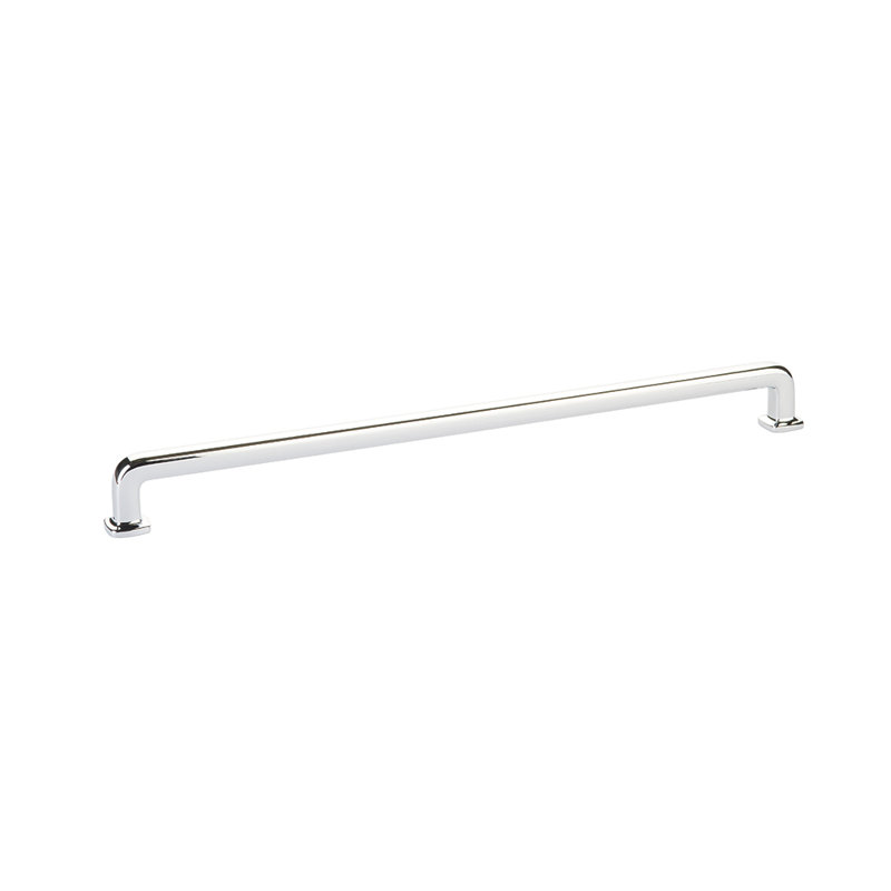 Emtek Westridge Cabinet Pull 12" Center-to-Center, 12", Polished Chrome