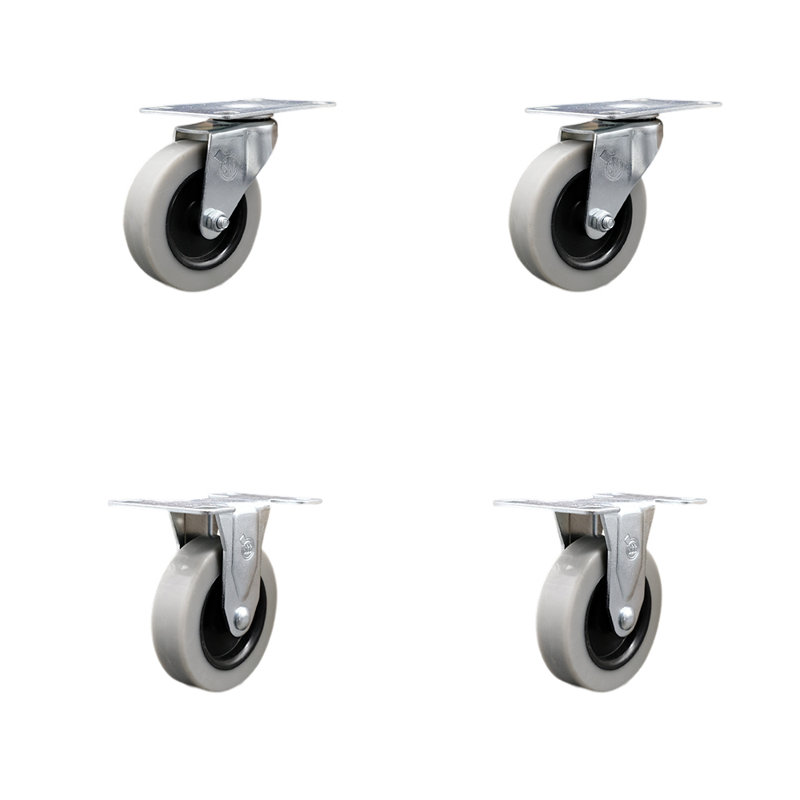 4-Piece Thermoplastic Caster Set