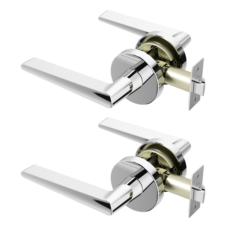 Poignée de porte Halo Design moderne dissimulé pour (Hall et garde-robe) - Style minimaliste élégant en chrome, Chrome chrome