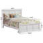 Lit plateforme en bois massif avec pied de lit assorti Marshallville-83257627-83257624
