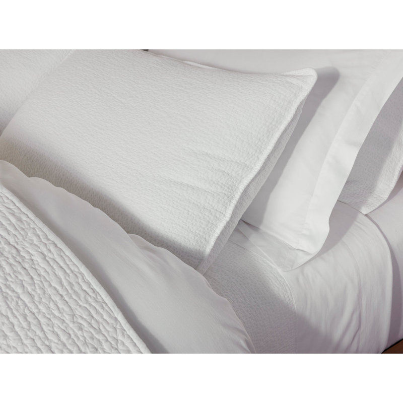 Cascade Coverlet, King Coverlet, Alpine White