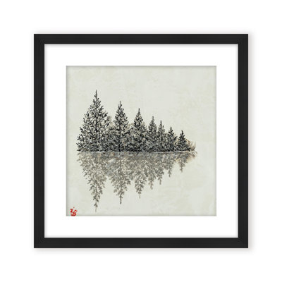 Nature Inspired "Frosted Trees" Canvas Wall Art By 
