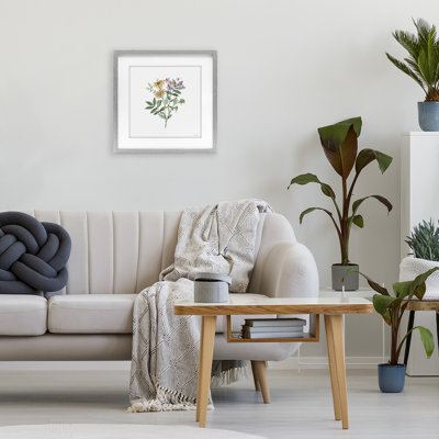 Blooming Botanical Mix, reproduction encadrée sous verre, conception de Cindy Jacobs
