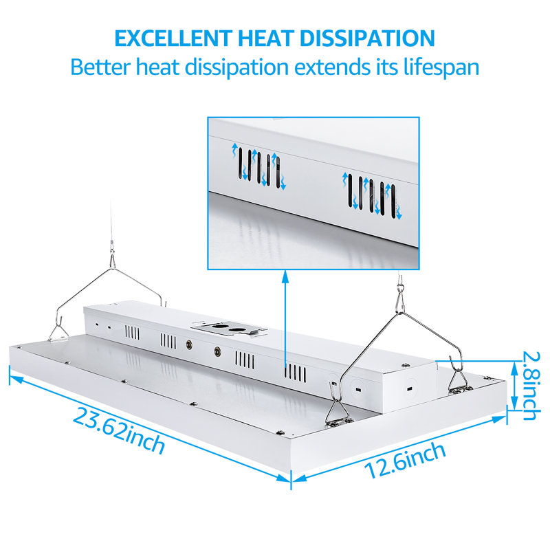 Dimmable Rectangle High Bay Ceiling Light