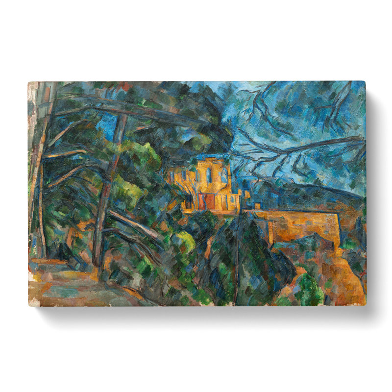 Château Noir by Paul Cezanne - Wrapped Canvas Painting, 35cm H x 50cm W x 3cm D