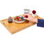 Plateau à déjeuner pliable KOZY CUISINE | Grand plateau de service pliant en bambou organique, bureau pour ordinateur portable, table de lit, bureau pour ordinateur portable | Plateau 100% naturel et écologique avec poignées et pieds