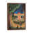 Classic Brown Wood Framed Canvas