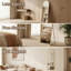 Miroir pleine longueur 59 po x 16 po en alliage d'aluminium, miroir mural ou sur pied avec support-1603456041-1603456043-1603456045