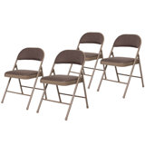 Bernadine Basics Fabric Folding Chair, Pack of 4