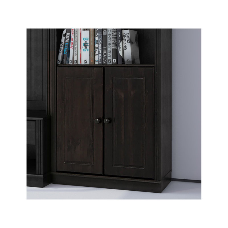 Anita Solid Wooden doors (Set of 2 doors), Havana Lacquer