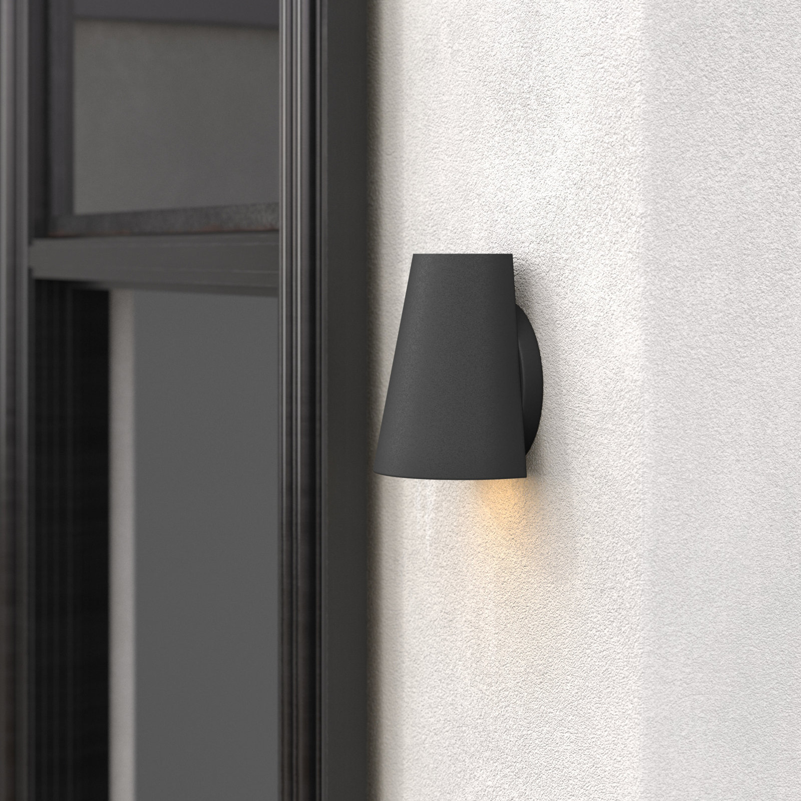 Summerhill Bell Outdoor LED Wall Light, Black