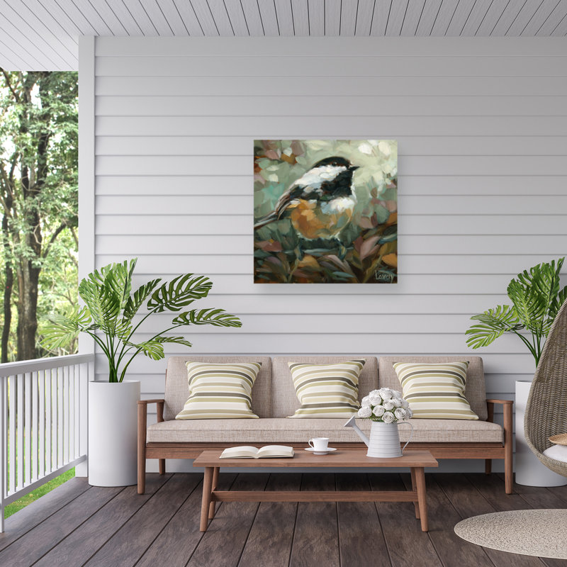Toile d'extérieur Andrea Lavery Chickadee, H 14 po x l 14 po