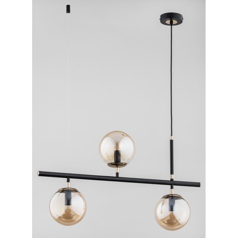 Bermudes - Light Metal Kitchen Island Pendant, Gold