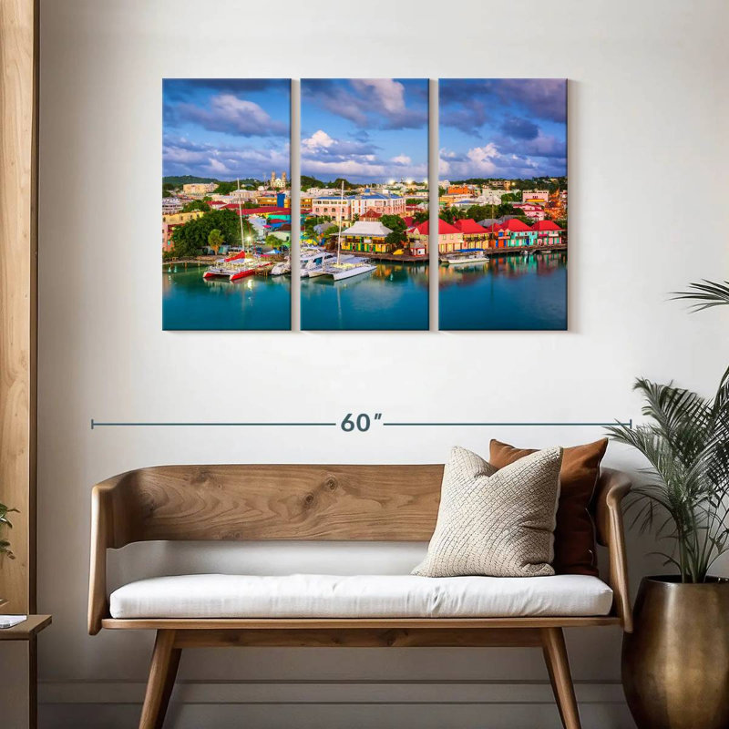 Saint John's Port City, 28" H x 45" W
