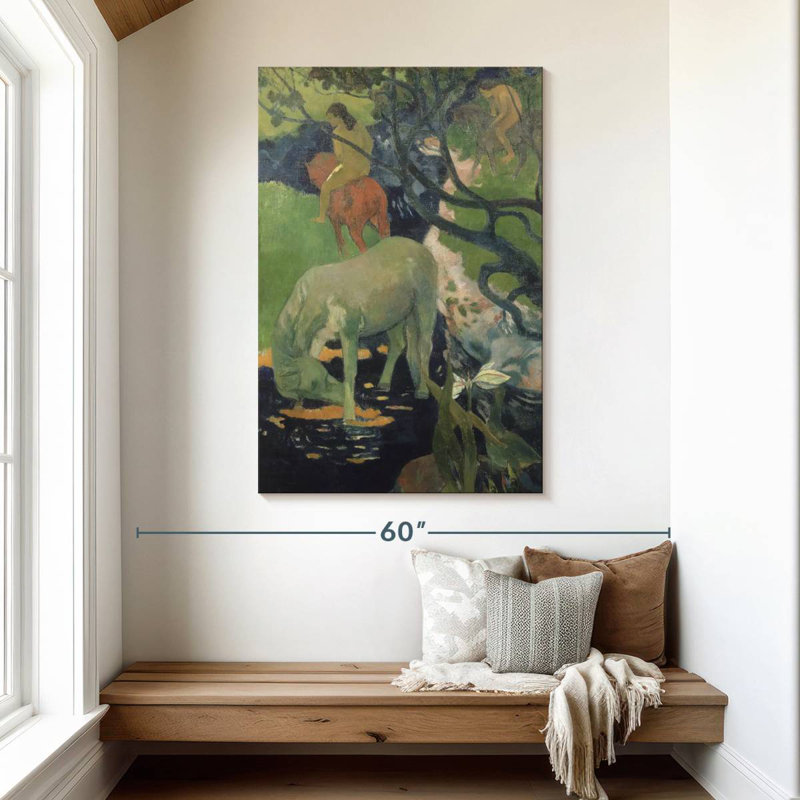 Brampt The White Horse, 48" H x 32" W