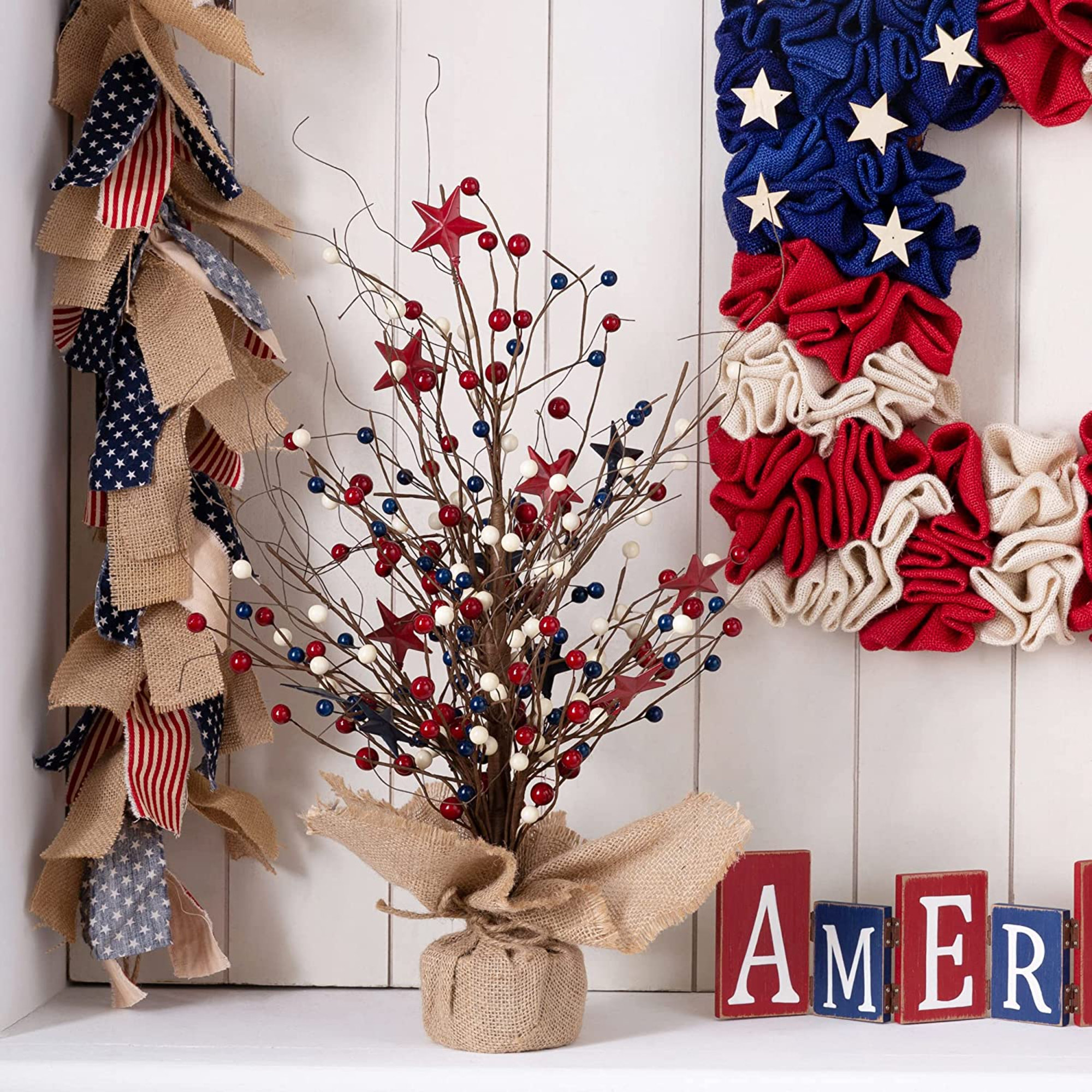 The Holiday Aisle® Americana Berry Table Tree & Reviews | Wayfair
