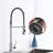 Modern Brushed Nickel Kitchen Faucet With Flexible Hose - Single Handle Spring High Arc, Pull Down , To Breakage Oxidation And Erosion-736101177