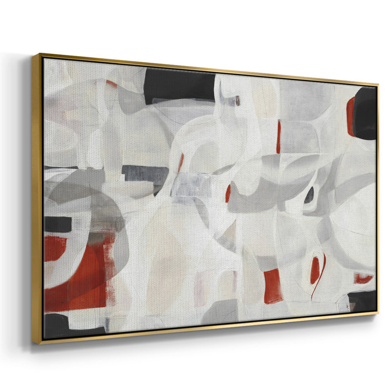 Windswept I, reproduction d'art sur toile, H 27 po x l 41 po x P 2 po, Or