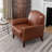 Shalisia 32'' Wide Upholstered Genuine Leather Armchair-697261937