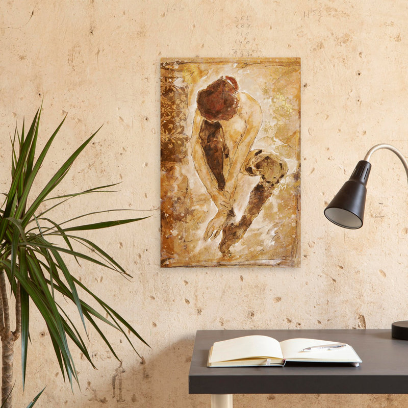 Repose - art figuratif, 24" H x 16" W