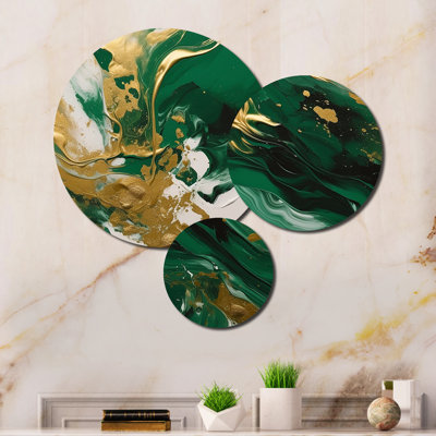 Abstract Wall Decor on Metal