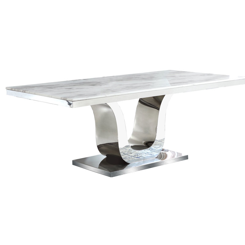 Busby Metal Base Dining Table