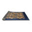 Tapis bleu / beige Patchwork-1307994716