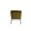 Fauteuil d'appoint Adore Décor Odile 68,5 cm de large avec coussin d'assise rembourré et piètement en métal, vert pistache-26127406