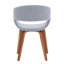 Cachan Fabric Dining Chair with Beechwood Legs-709350233