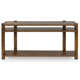 Hepburn 3 Shelf Wood Console Table