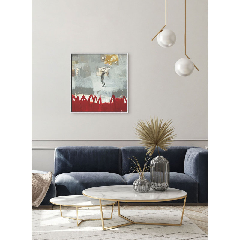 Dancing Dreams 1 Framed Print Canvas, 27" H x 26" W x 3" D