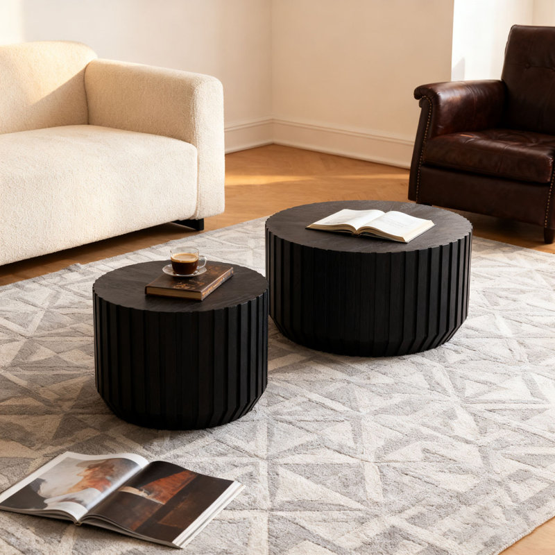 Coffee Table Nesting End Table Set