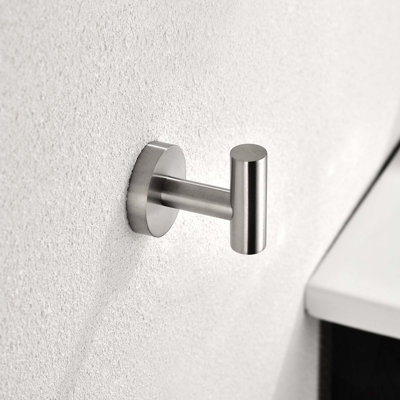 5 Pack Bathroom Towel Rack Set Wall Mount