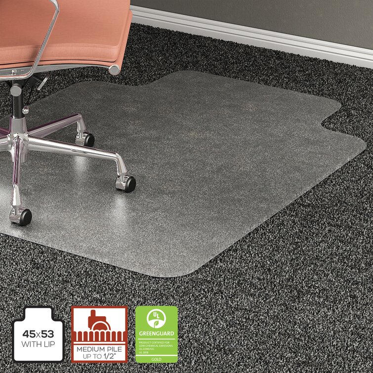 45 x 53 High Pile Carpet .25 Thick Rectangular Chair Mat