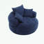Canapé simple en chenille avec coussins-276592517