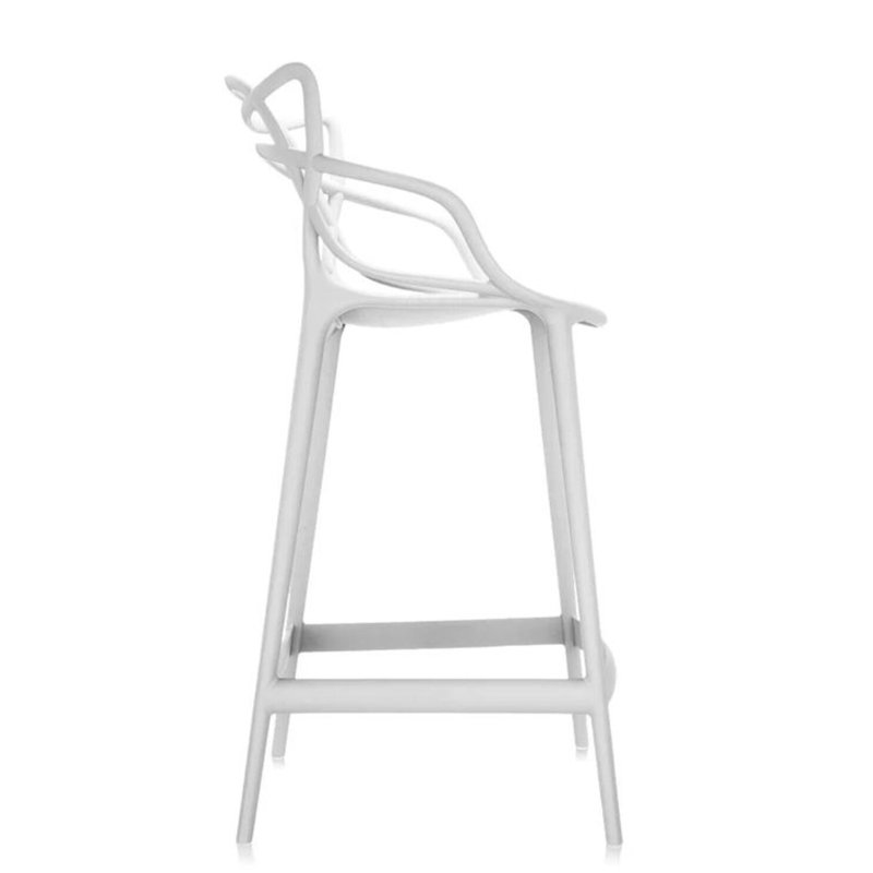 Tabouret Huron, Blanc