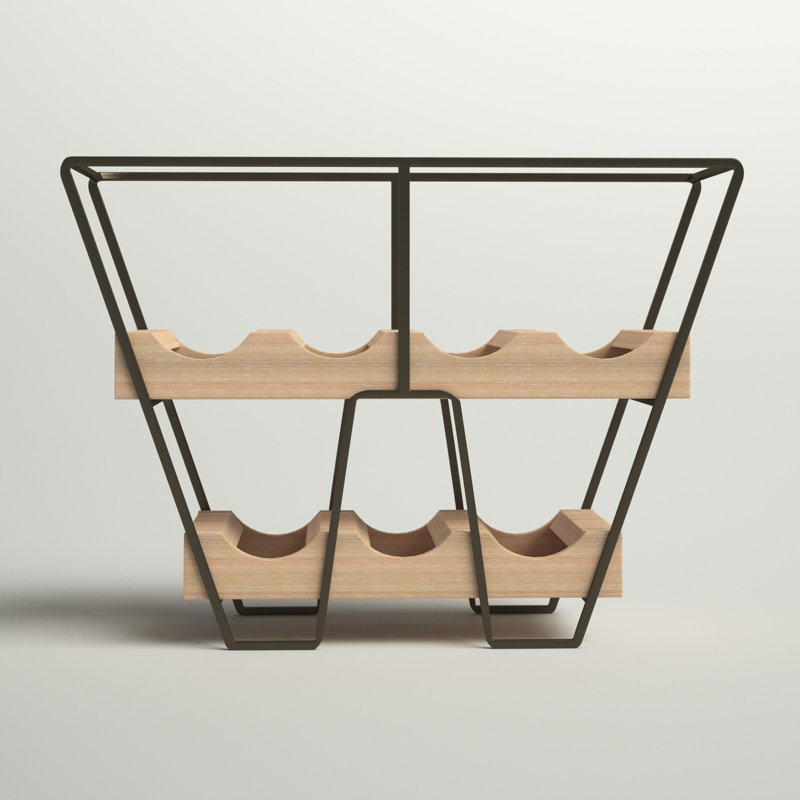Keithsburg 7 Bottle Tabletop Wine Bottle Rack in