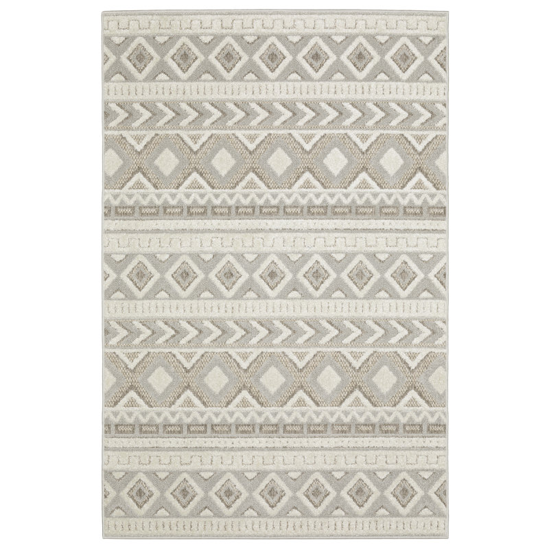 Thurma Geometric Indoor Rug, Rectangle 5'3" x 7'7"