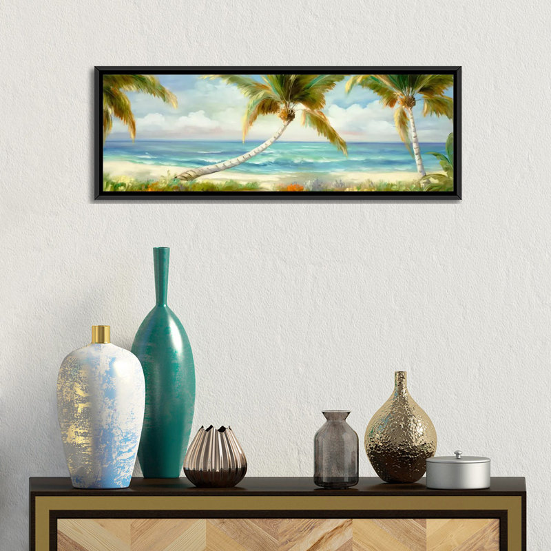Impression sur toile, H 12 po x l 36 po x P 1,5 po, Toile encadrée noire