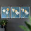 Étude florale série L - Ensemble de 3 estampes numériques encadrées - Prêt à être accroché-107253657-107253664