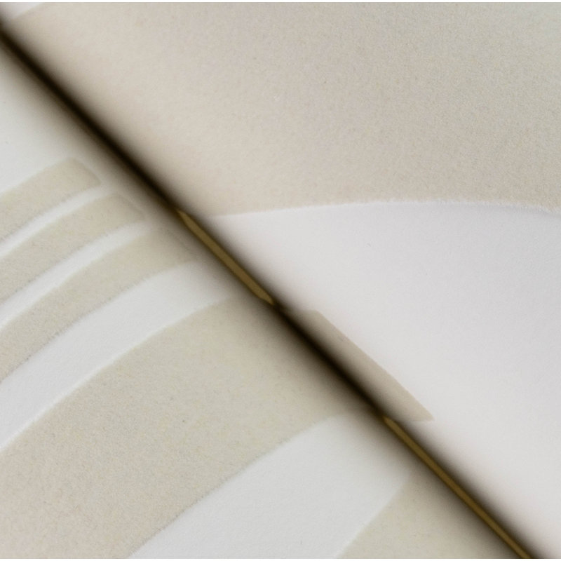 Papier peint Carter, Blanc cassé
