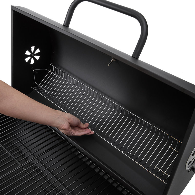 Ebern Designs Revae 79cm W Portable Grills Charcoal Grill