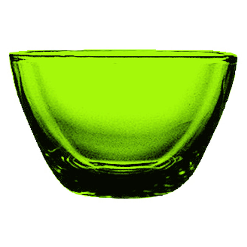 Bol carré en polycarbonate - 12 pièces, Olivine